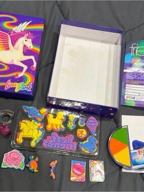 Lisa Frank vintage Skye box with extras Multicolor
